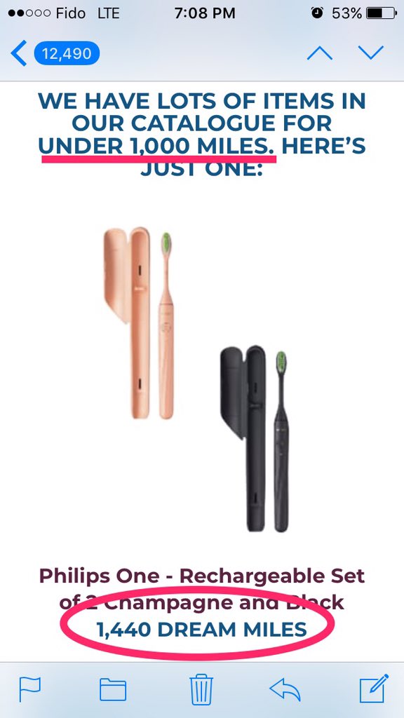 Voxpax2's tweet photo. @AIRMILES
Your humour knows no bounds 😂😂😂😂thank you for the laugh again in today's rewards spring catalogue email this morning. #stillnotenoughpoints #advertising #marketingoopsie https://t.co/WFR6m40VxC
