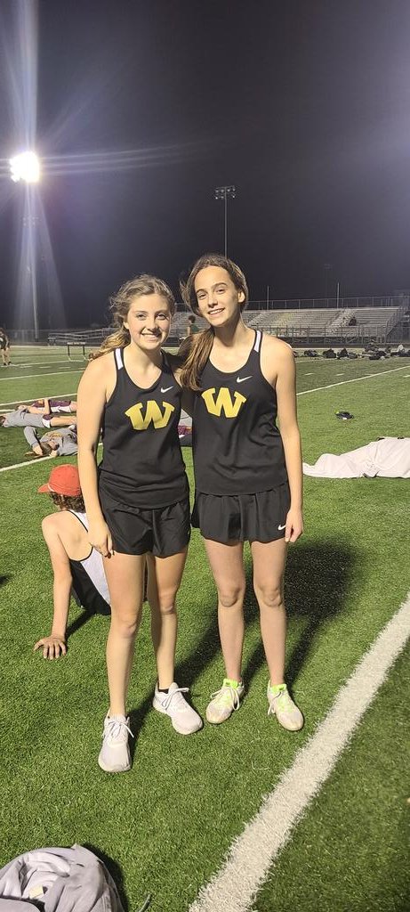 Hartleigh and Julianne were amazing today in the High Jump. Hartleigh placed 1st and Julianne placed 2nd. Great job girls!