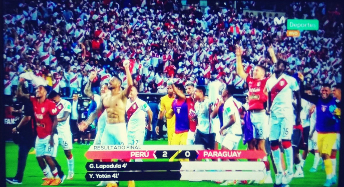 AngelitoDRG7's tweet photo. ✊🏻#GANAMOS #PTMRE✊🏻
Al #Repechaje y a un paso de la #Clasificación al #Mundial...
#ARRIBAPERÚ 🇵🇪 #CRJO❗ https://t.co/AQbxnTWmIy