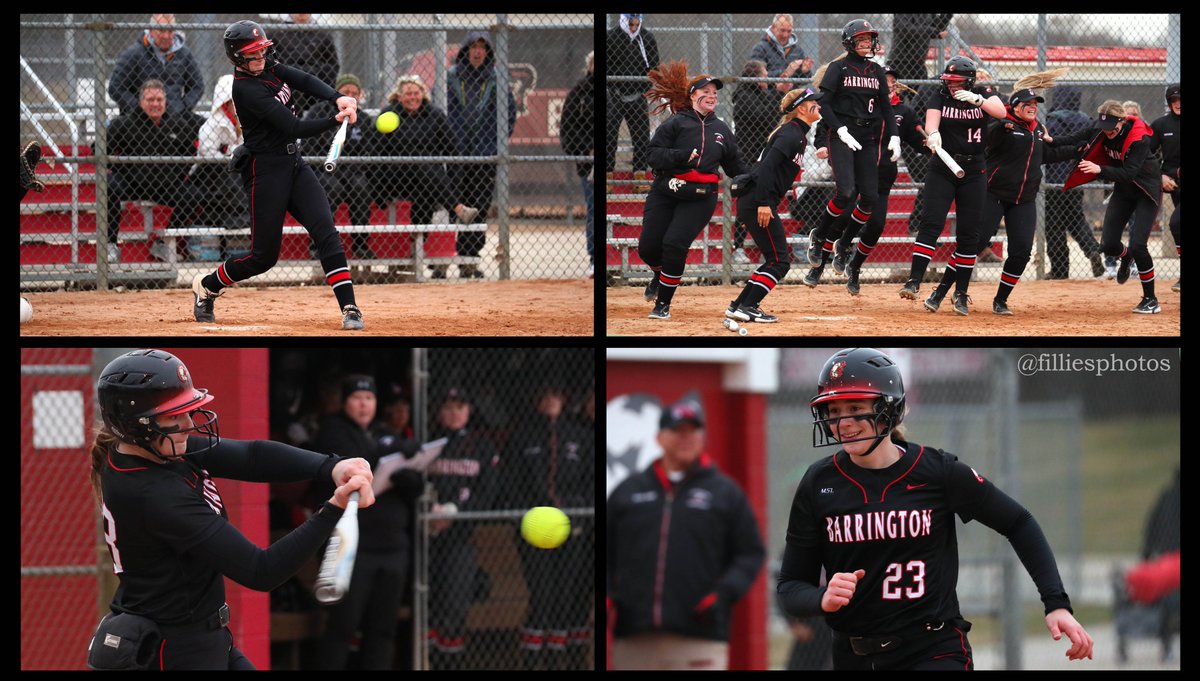 Not one, but two 💣💣 for the super talented <a href="/AinsleyMuno/">Ainsley Muno</a> who also had 5 RBIs today against Lincoln-Way Central!  🥎🖤❤️🥎🖤❤️ <a href="/softballBHS_/">Barrington H.S. Softball</a> <a href="/BHS220Athletics/">BarringtonAthletics</a> @thunderboltsil