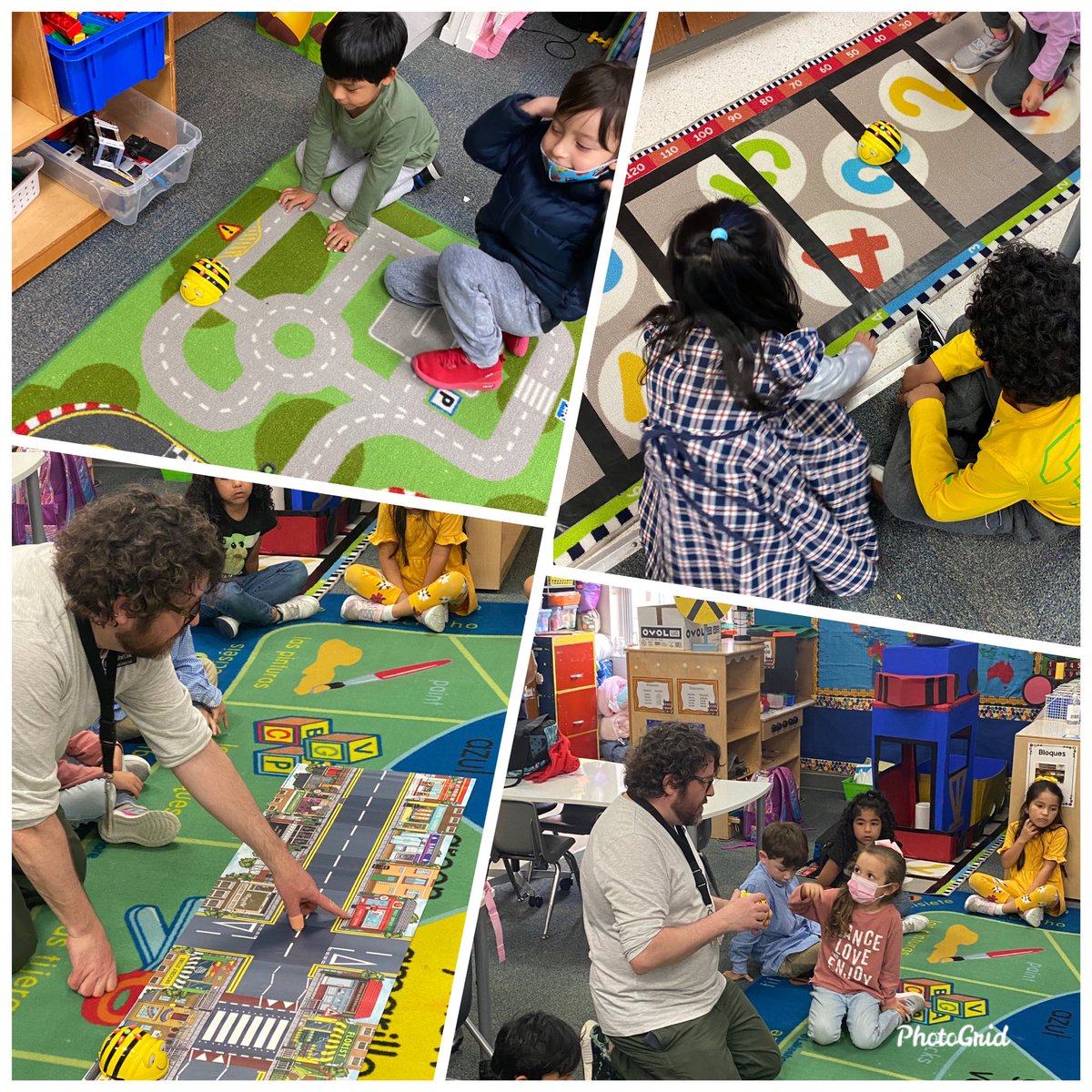 Learning about maps using BeeBots is super fun. Thanks so much @rbradcook #WilsonLearns