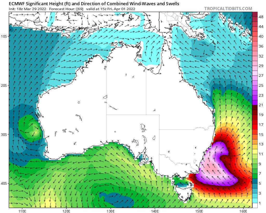 While everyone is looking to the North Coast, NSW South Coast should be on notice for Large powerful surf and coastal erosion for this coming weekend. Looking very serious for any SC coastal communities. Saturday looking particularly serious. #NSWFloods #nswweather