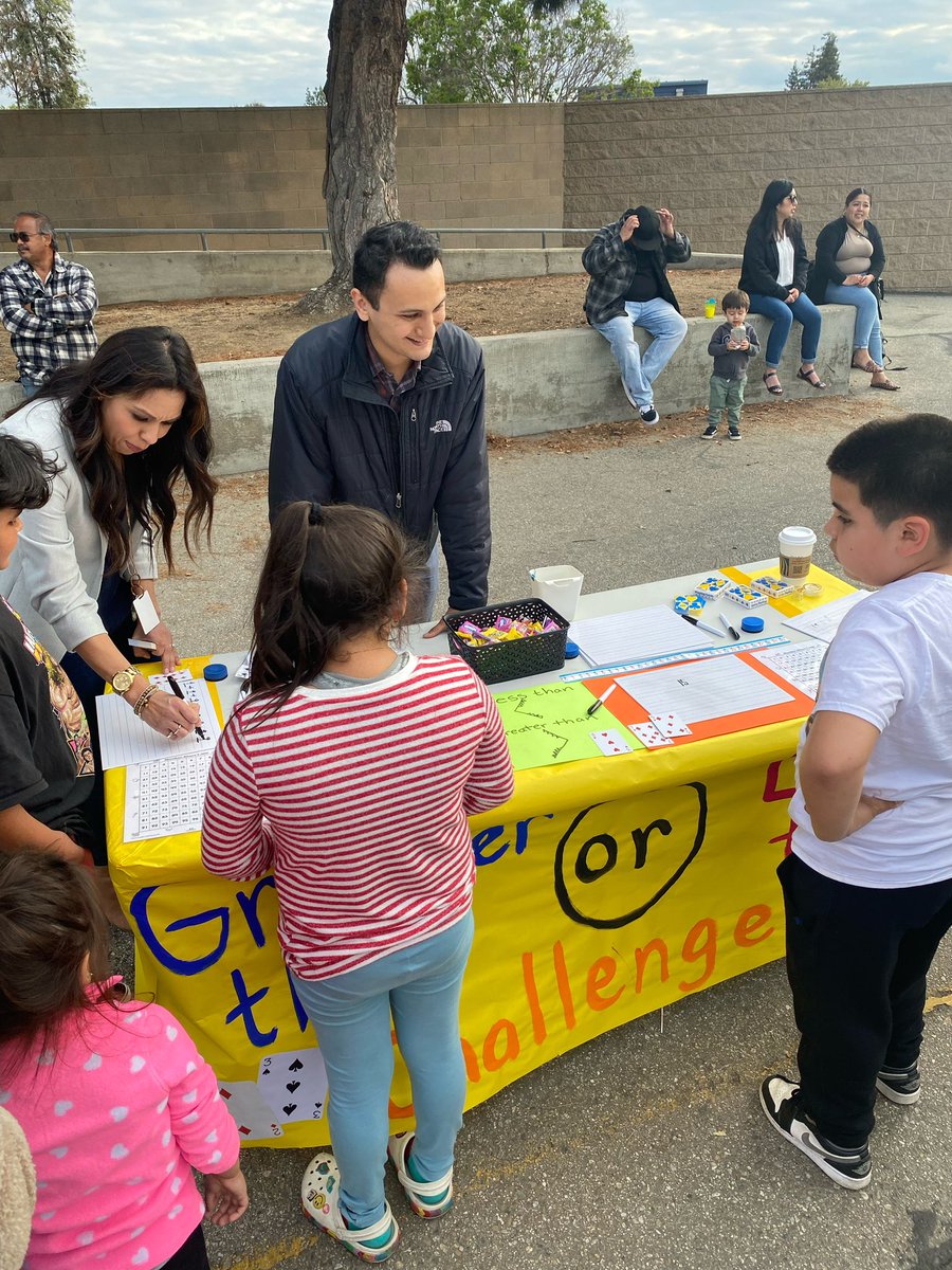 Success! Family Math Night at Sandrini! Thank you to all the families and staff that came out to support our event! We are so happy our parents get to come on campus and join us!