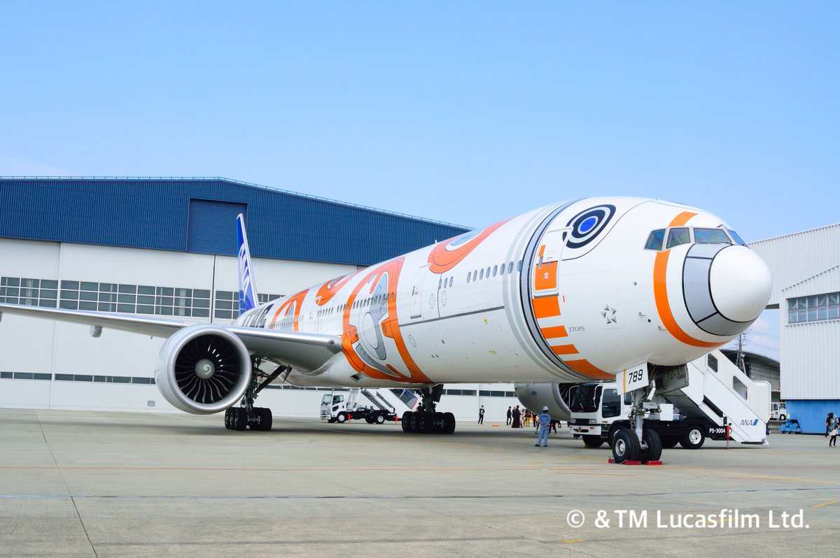 grandfloridian5's tweet photo. My new fav tweet:

On March 31st, the BB8™ ANA JET will take off on its last flight 👋 “The Force will be with you, always…” #ANA #StarWars #JA789A #BB8 #R2D2 #C3PO #ANAJET #JA873A #JA743A https://t.co/RvI8hkR4CM

— All Nippon Airways (@FlyANA_official) Mar 30, 2022