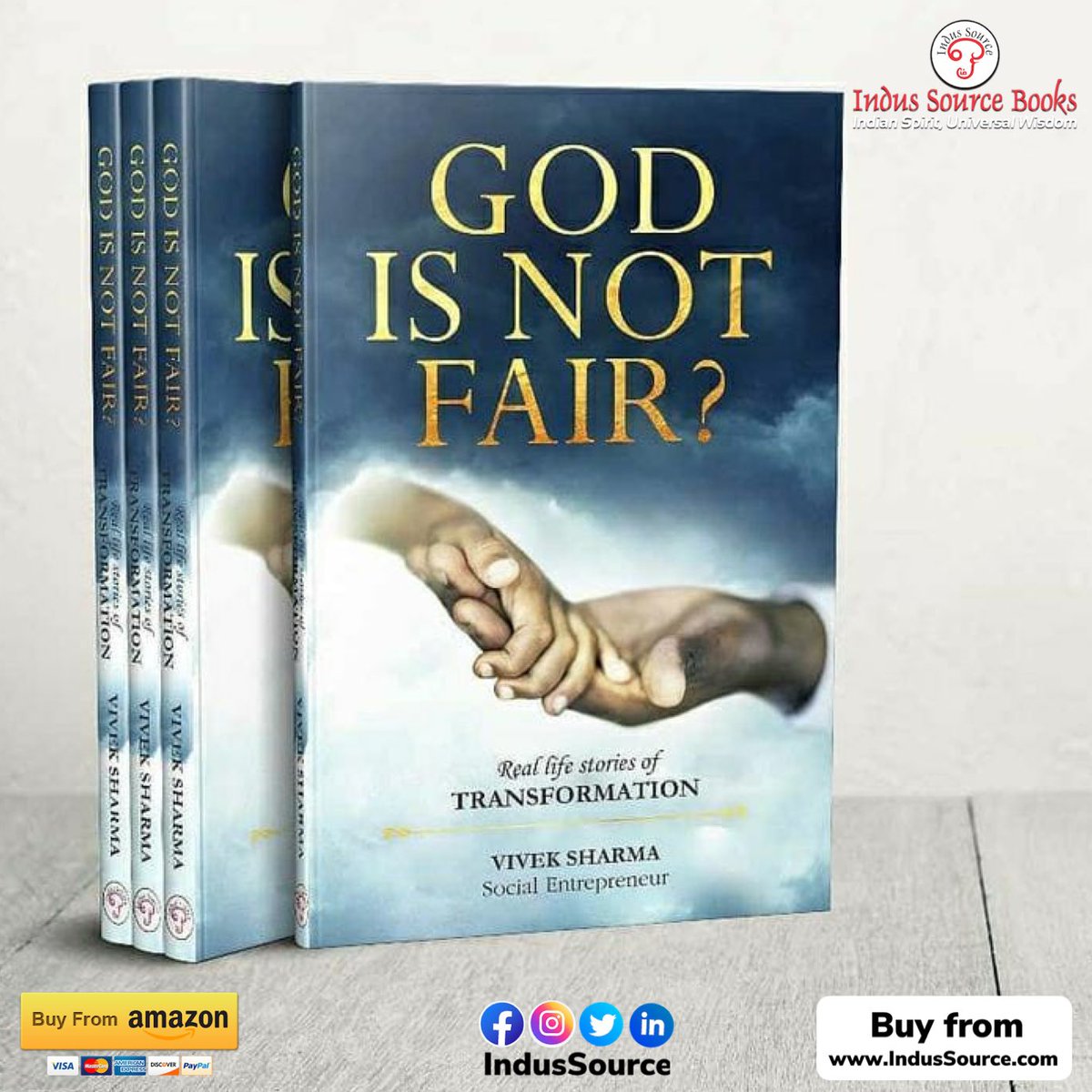 indussource's tweet image. God is Not Fair? Is a collection of life stories of six individuals who through their own courageous battles, not only changed the course of their lives but also transformed the lives of thousands of fellow-travellers.

Buy now 
indussource.com/product/god-is…

or
amazon.in/God-Not-Fair-V…