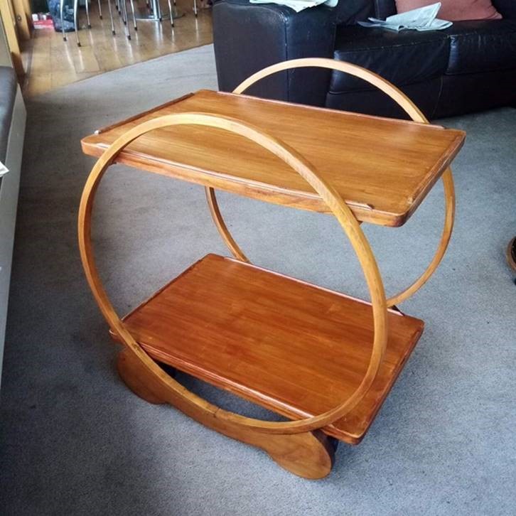 The Panel (@thepanelrnz) on Twitter photo On The Panel with <a href="/wallacelchapman/">Wallace / Walesi Chapman</a> today: Stephen Jacobi and Jo McCarroll.
Jo's been doing some up-cycling lately and has revamped this old cocktail trolley. Here's the before and after. If you've been doing a bit of DIY we'd love to see it! On The Panel with <a href="/wallacelchapman/">Wallace / Walesi Chapman</a> today: Stephen Jacobi and Jo McCarroll.
Jo's been doing some up-cycling lately and has revamped this old cocktail trolley. Here's the before and after. If you've been doing a bit of DIY we'd love to see it!