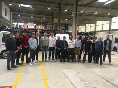 CenntroMotors's tweet photo. Today, CENN Founder and CEO Peter Wang visited newly acquired CENN Automotive Europe &amp; spent some time visiting the production floor.   The team in Herne is among the best. They understand the product, fleets and have made incredible innovations on the line and our vehicles. https://t.co/r4ZNi8JDcn