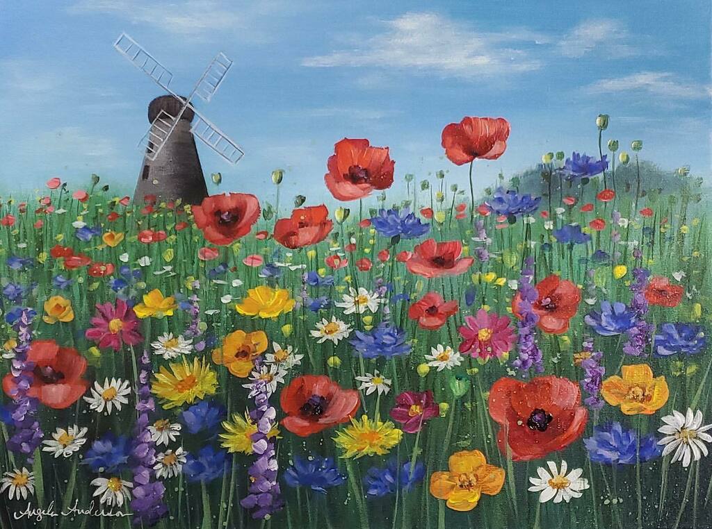 angelafineart's tweet photo. It’s always so much fun to work on painting a new batch of wildflowers. 🥰🎨💐 The full “Windmill Wildflower Meadow” Painting Tutorial is now available on our YouTube channel! - https://t.co/qldOkLm7oQ - YouTube link in bio!
#paintingtutorial #freetut… https://t.co/RB8DBBORlC https://t.co/XQdooLLT8K
