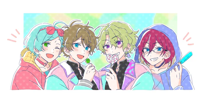 4人並べたいね〜〜 