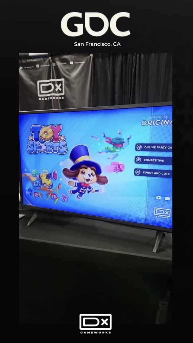 junocecilio's tweet photo. Toy Sports at GDC 2022 ❤️ #dxgameworks https://t.co/C1zvFXElJH