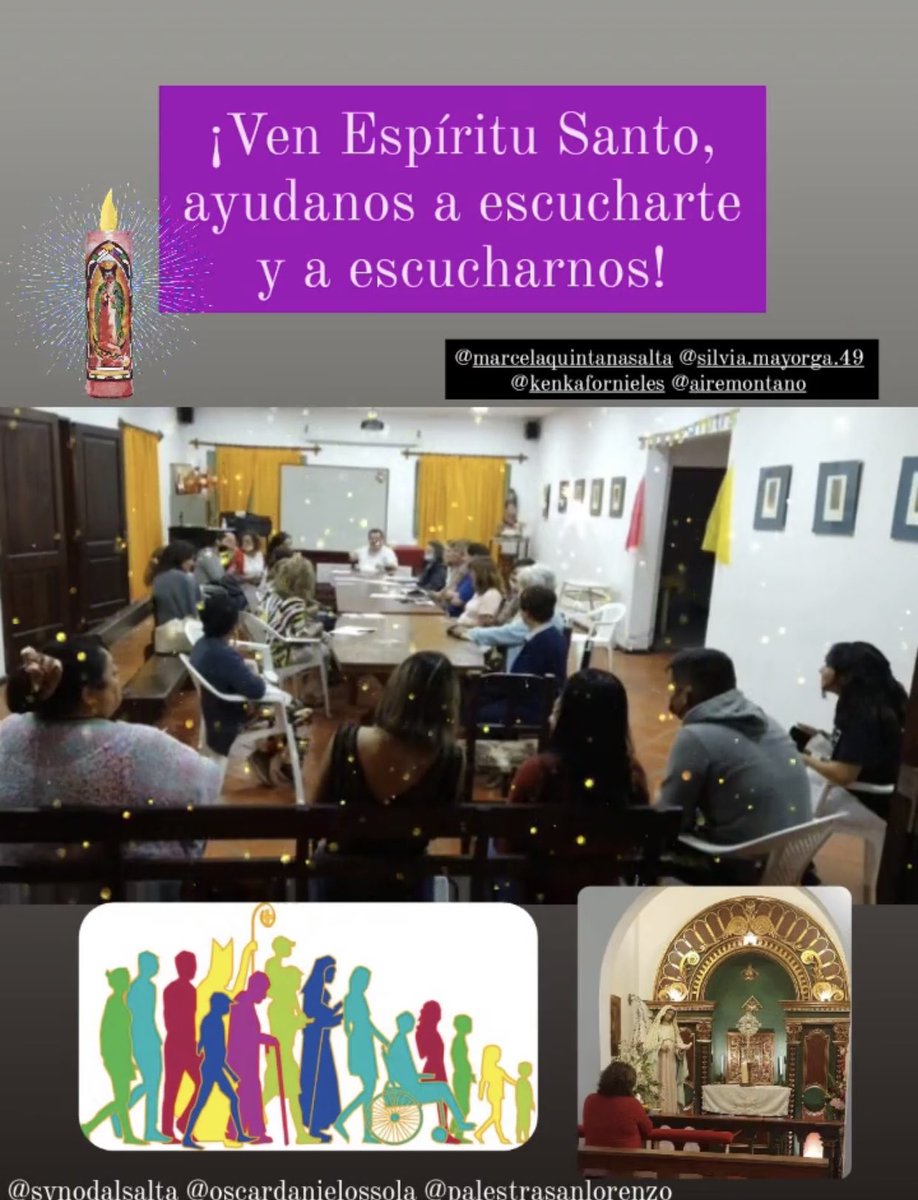 synodalsalta's tweet photo. Sinodalidad en marcha. Pquia. San Lorenzo https://t.co/jpSgEyUx3i