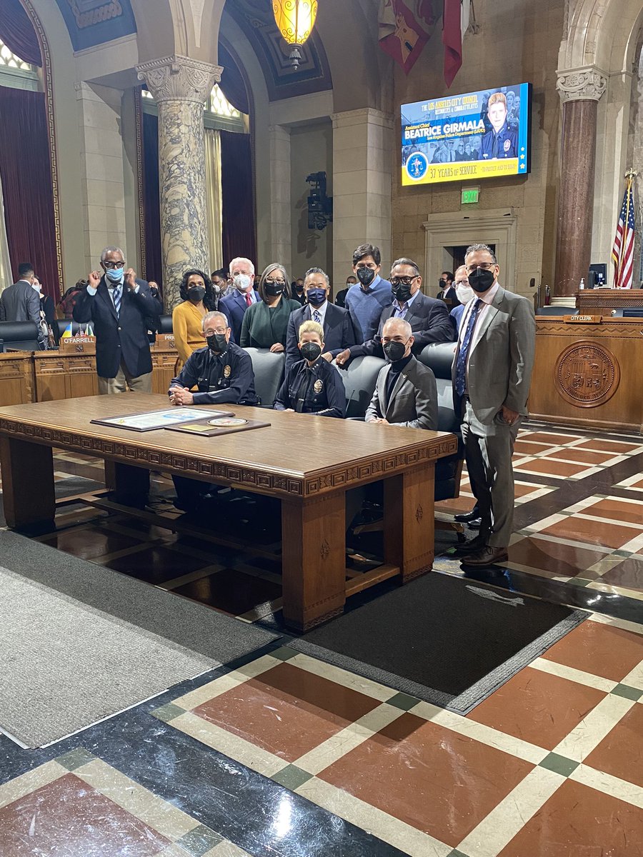 Very nice recognition today for Assistant Chief Beatrice Girmala who is retiring after 37 yrs of service. Thank for your steadfast leadership and compassion. We hope you have a long and healthy retirement!