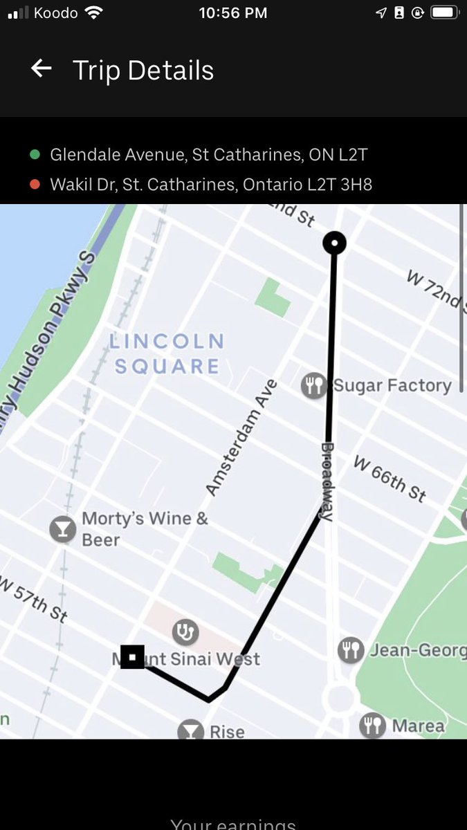 CourtsideCam's tweet photo. @Uber_Support my earnings trip details are correct, the map is completely wrong. I have no idea who’s routes those are or where in the world they are. https://t.co/HsY6Swz1H7