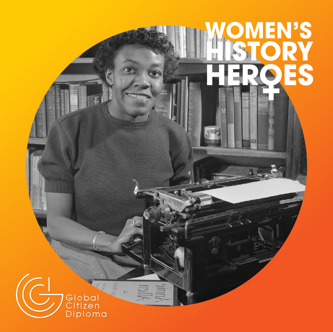 'My women's history hero is American poet Gwendolyn Brooks, the first Black author to win the Pulitzer Prize. Her writing captures both the beauty and pain of the lived experiences of people who, at that time, were largely overlooked within the genre.' -Jen, IA @HongKongAcademy