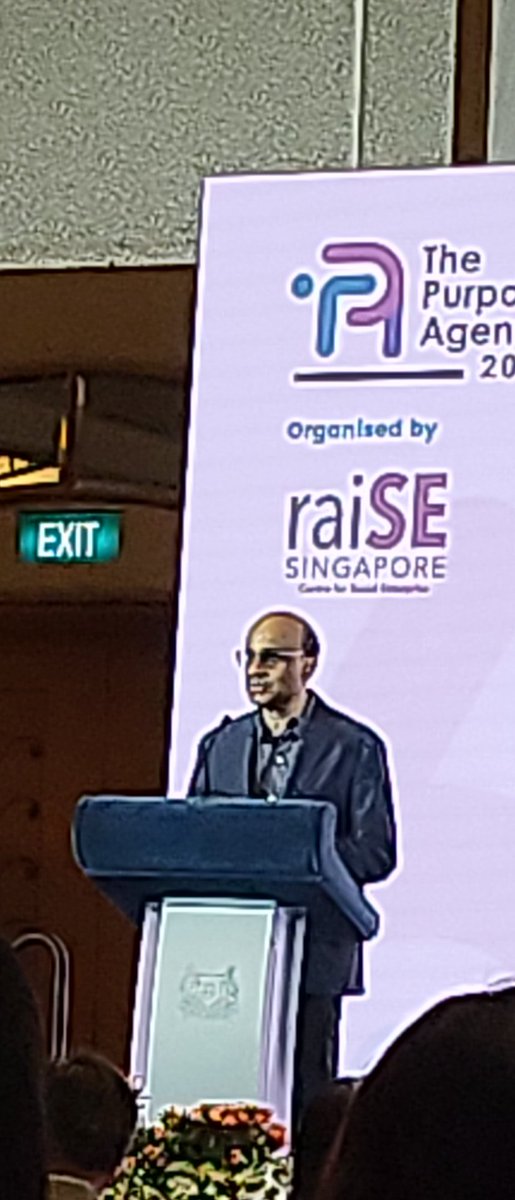Public, private and philanthropy sectors can collaborate to catalyse the integration of social, environmental and business purpose by sharing expertise and sharing risk. - SM Tharman #thepurposeagenda2022 #socent