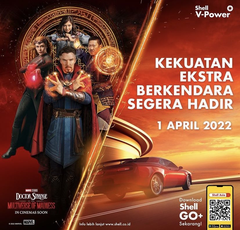 DrStrangeUpdate's tweet photo. It’s part of a new collaboration with the movie and Shell Indonesia!

More info here: https://t.co/BvjYwXdhn8 https://t.co/DxKSWU0nXY
