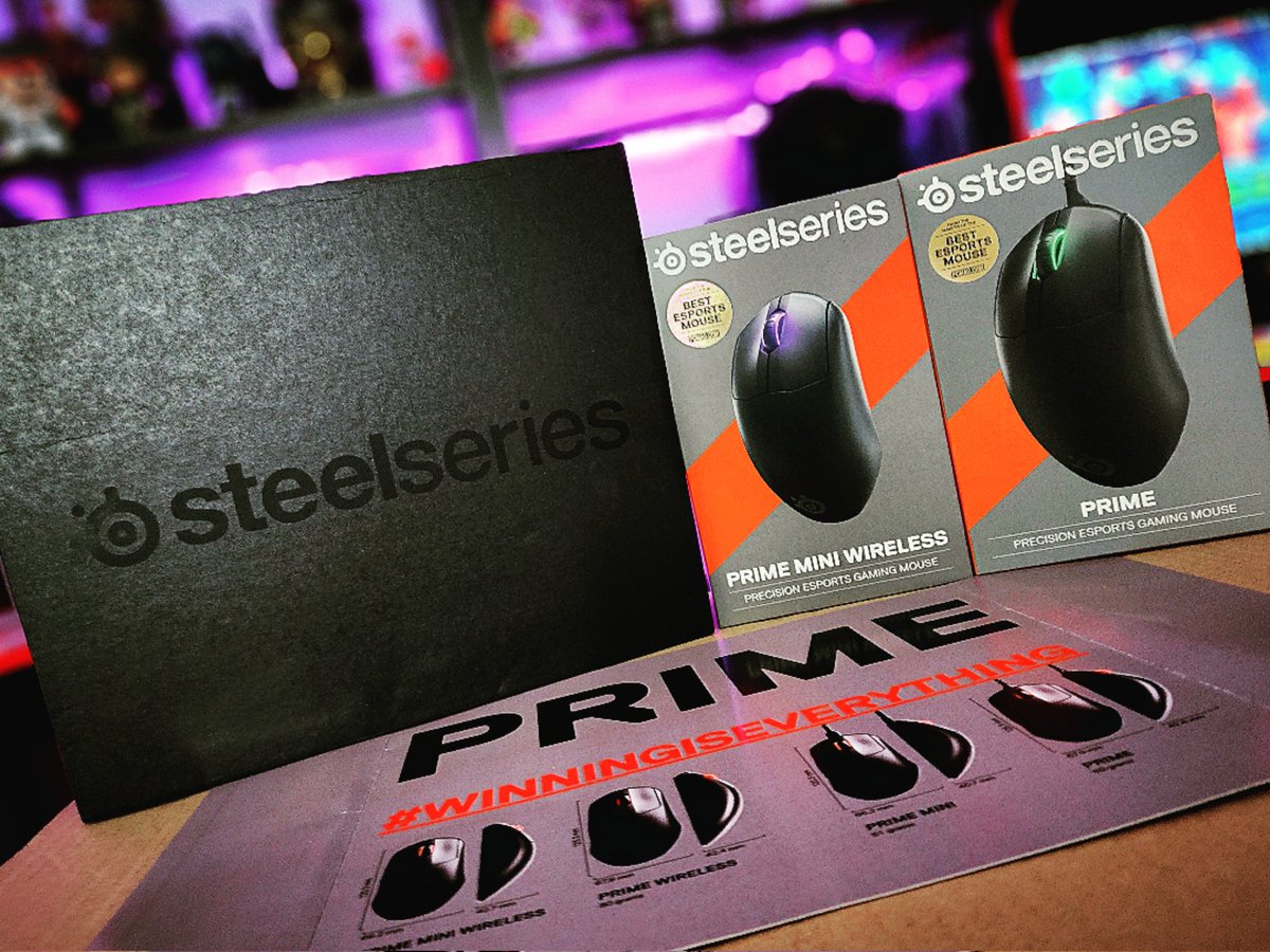 MKAUGaming's tweet photo. Shout out to @SteelSeriesANZ for sending out the Prime & Prime Mini Wireless for us to check out.
Check back soon on what we think.
#SteelSeries #Prime #PrimeMiniWireless #SteelSeriesANZ #MKAU #MKAUGaming #Review #HardwareReviews #WinningIsEverything https://t.co/7kALTt2SeF
