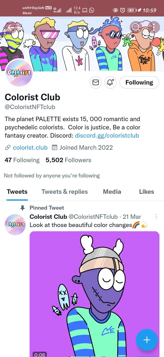 wschew1024's tweet photo. @ColoristNFTclub @iEarning_Bot 0xec1F4C192ce064304E9335B94A3Ba436cAf86a91 https://t.co/6ulTKUQ5Jr