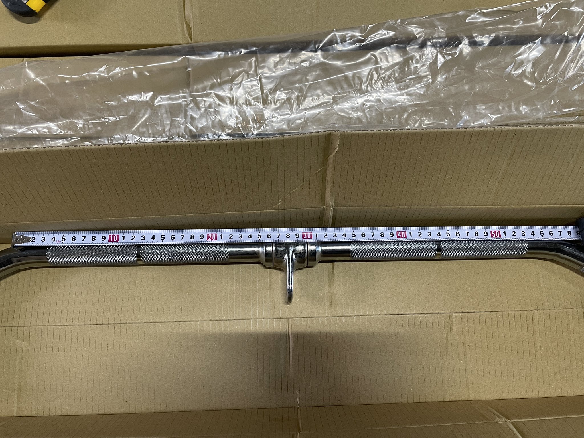 GYMWAY リボルビングフラットバー100cm ラットプル ジムウェイ