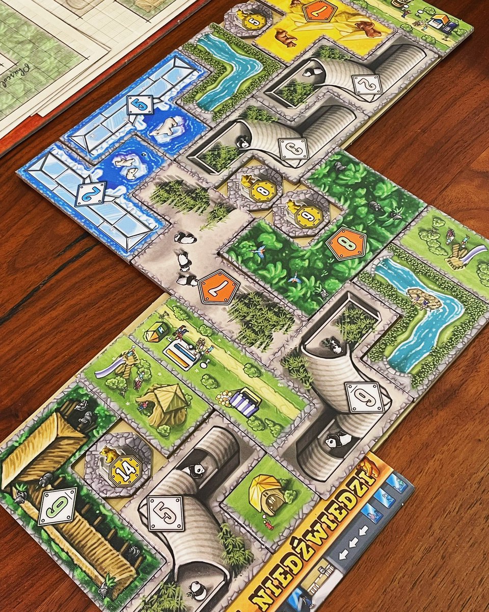 gamewithjess's tweet photo. The kids’ pick for tonight: Bärenpark! 🐻🐼🐨🐻❄️ #barenpark #lookoutgames #boardgames #boardgamegeek #gamenight #familygames #philwalkerharding https://t.co/trr5xOkPAk