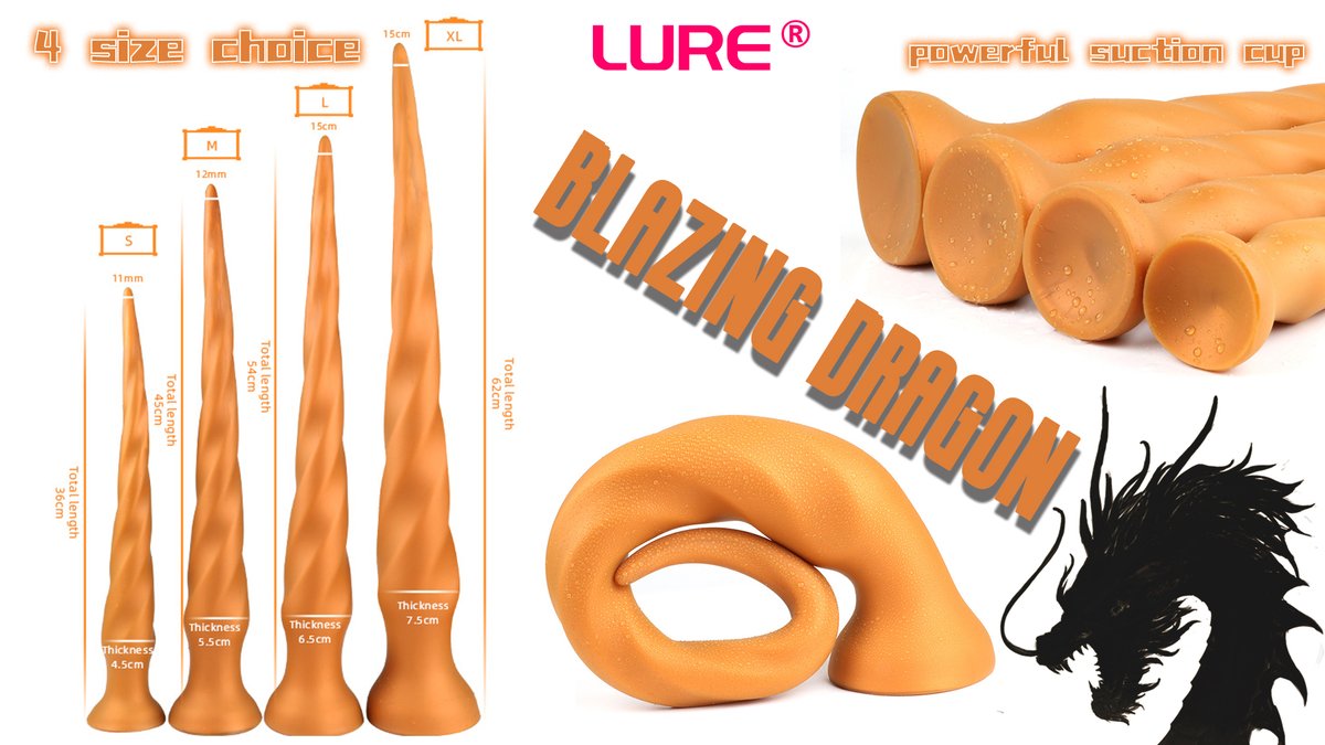 LifelureRu's tweet photo. 📢Blazing Dragon is on SALE
You won't want to miss this extra-long anal plug.👅

🔗https://t.co/K2rBf8bTjn

#LURE
#Aliexpress
#fisting #Fantasydildo #FantasyToys https://t.co/5NRMc3I3kH