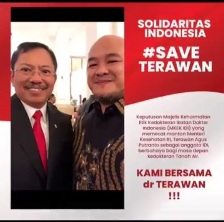 Ghurem2's tweet photo. Jangan sampai salah satu putra terbaik Bangsa ini diambil negara lain ,yuk beri dukungan pada dokter Terawan #saveterawan https://t.co/3n5eRCikna