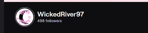 WickedRiver97's tweet photo. SO CLOSE I CAN TASTE IT. Theres gonna be a BIG announcement and celebration when we hit 500 followers on twitch <3 #nearlythere #almost500 #twitchaffiliate #TwitchStreamers #twitchvtuber #VTuberUprising #Vtuber https://t.co/vFusYZNY1z