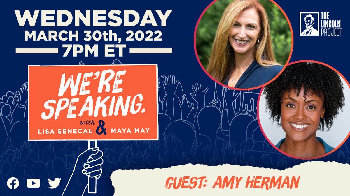 Our Democracy has problems, and we have answers. <a href="/AmyHermanAOP/">Amy Herman</a>, author of ‘Fixed: How to Perfect the Fine Art of Problem Solving’ joins @MayaOnStage and @LCSenecal on We’re Speaking. Hope is not lost! Join us Wednesday, 7p ET on @LPTV.