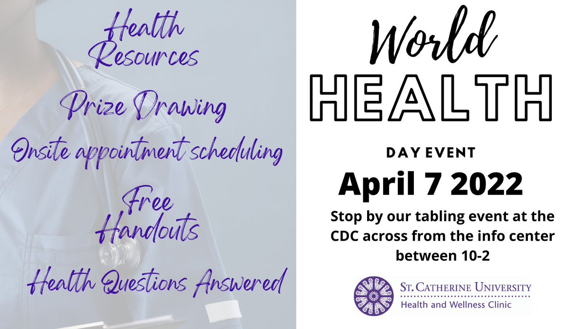 StKatesClinic's tweet photo. Check out our upcoming event...... https://t.co/T4kQJ2miEk