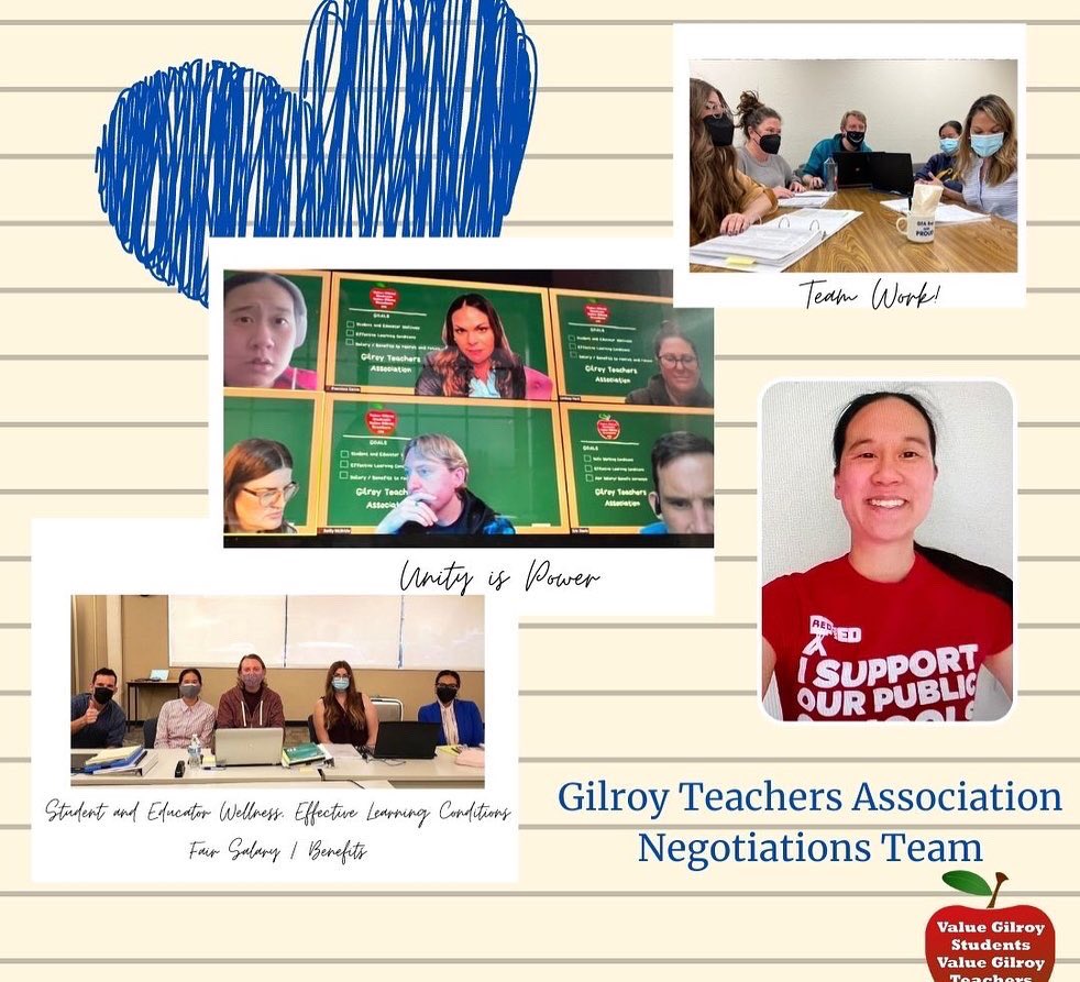 GilroyTeachers's tweet photo. Your Negotiations Team is pleased to announce that we have reached a tentative agreement with GUSD.  
GTA unit members please ATTEND the General Mtg tomorrow, Wed, March 30th at 5:30 PM via Zoom.
Checking those boxes! #FairAndReasonable #ValueGilroyEducators #ValueGilroyStudents https://t.co/Wf8LsThanL