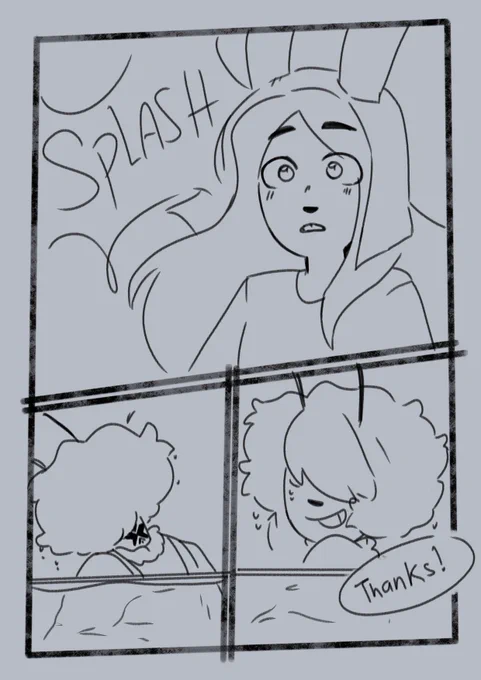why is he so familiar?

quick and very sketchy comic of that 2 second interaction cuz artblock 

#AimseyFanart #TubboFanart 