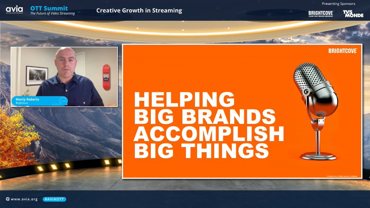 AsiaVideoIA's tweet photo. Moving on from the TV world, Marty Roberts from @Brightcove will be sharing solutions on how you can drive growth from your existing customers and maximise the value of your current catalogue by harnessing analytics for greater growth in streaming. #aviaott https://t.co/rLmXmVP0q8