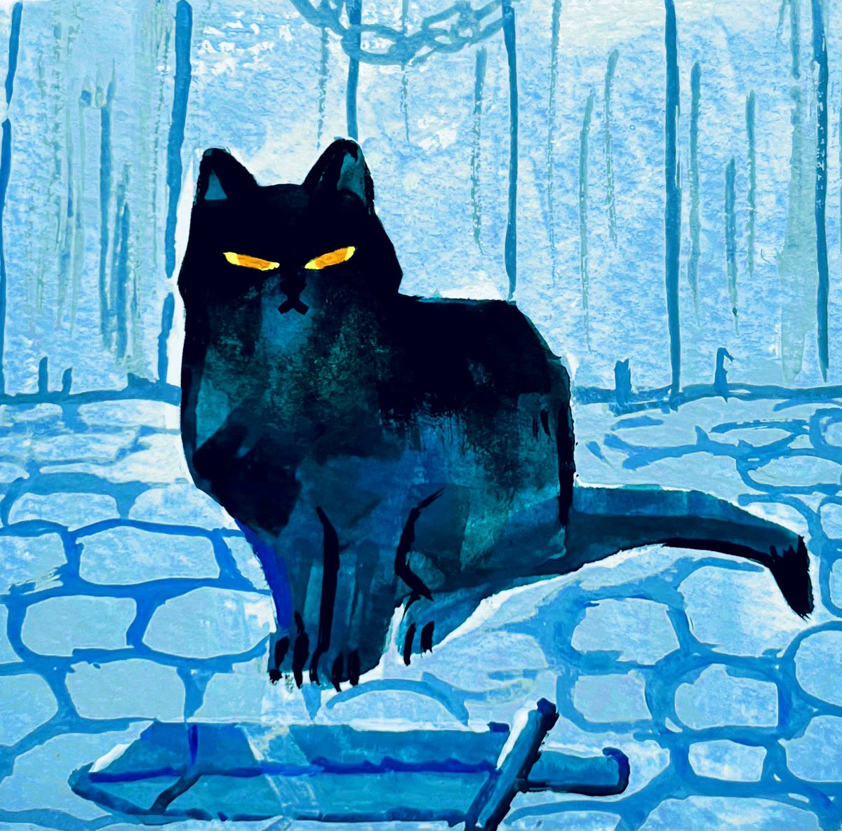 purroko's tweet photo. Felinyan insists the training grounds be opened early. 🗡 https://t.co/RJab6Qw6R8