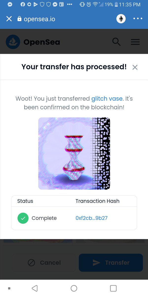 Crypt0Vases's tweet photo. @Hunternft28 @CryptoKevvvv @Smolfrens Done thank you😊 https://t.co/GYovnr1xnX