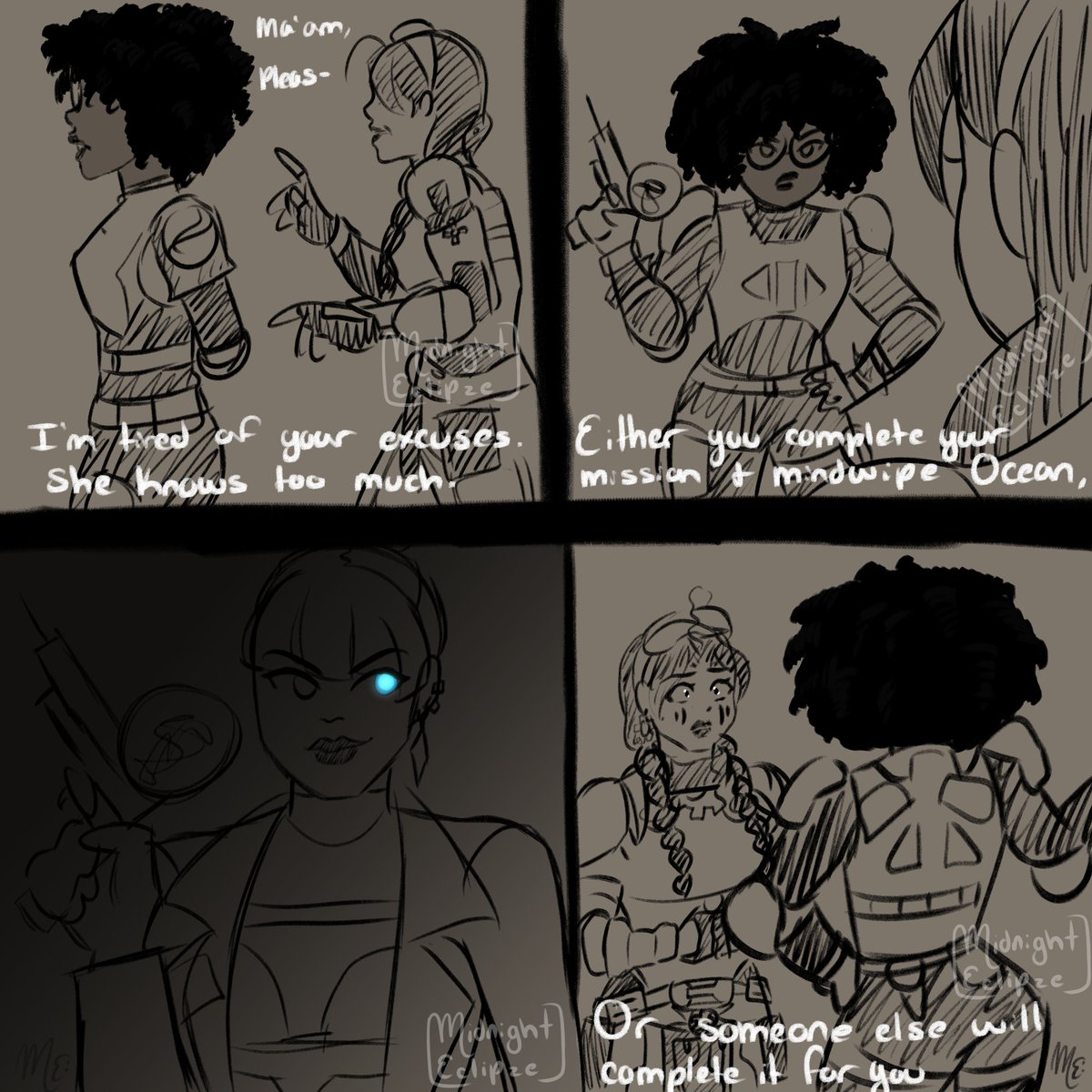 RealBunniBoo's tweet photo. Some angst comic sketch thingy 

#BunniBooArt #Julcean #FortniteResistance https://t.co/grgqNAhASE