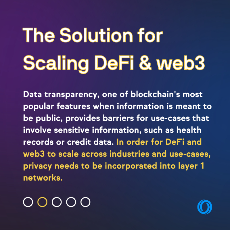 OasisProtocol's tweet photo. #web3 entered the mainstream conscience this past year, and we’re proud to be a part of the community driving its creation

But one question still stands: How can we scale?

Learn how we’re scaling web3 below and join us in doing so with the $200,000 Oasis Bloom Hackathon 🏝️