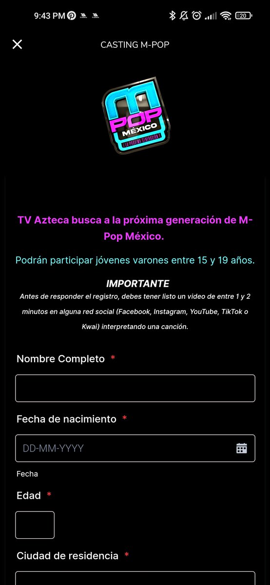 Jesu12901402's tweet photo. @LaComadritaOf2 @pablo_chagra Yo creo que va para esto hay casting en la app de azteca https://t.co/bU3LyDmDB6