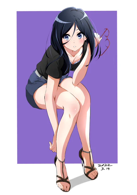 #今月描いた絵を晒そう
やっぱりユーフォがメイン。 