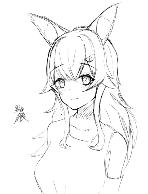 ミオちゃん落書き🌲 