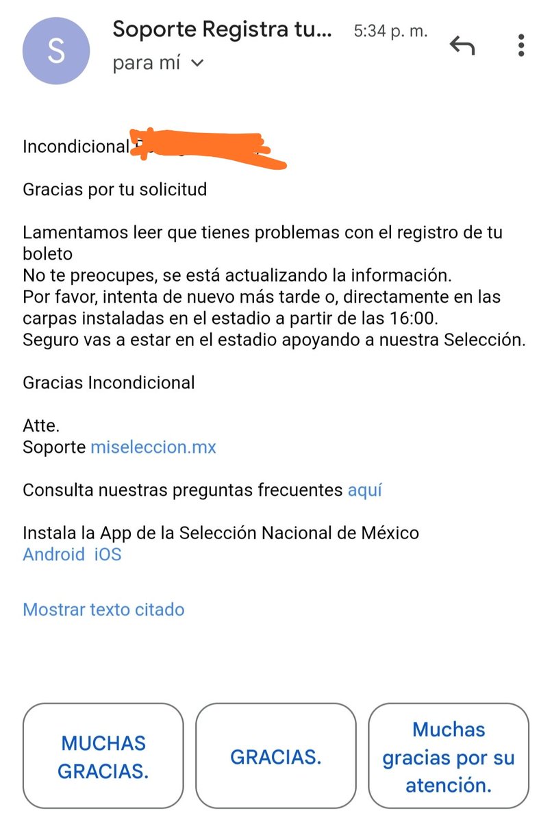 _Robles97's tweet photo. @JamboBasurto @miseleccionmx Solo esto me dijeron amigo, también a otra persona que irá conmigo. https://t.co/3lEVos4XTl