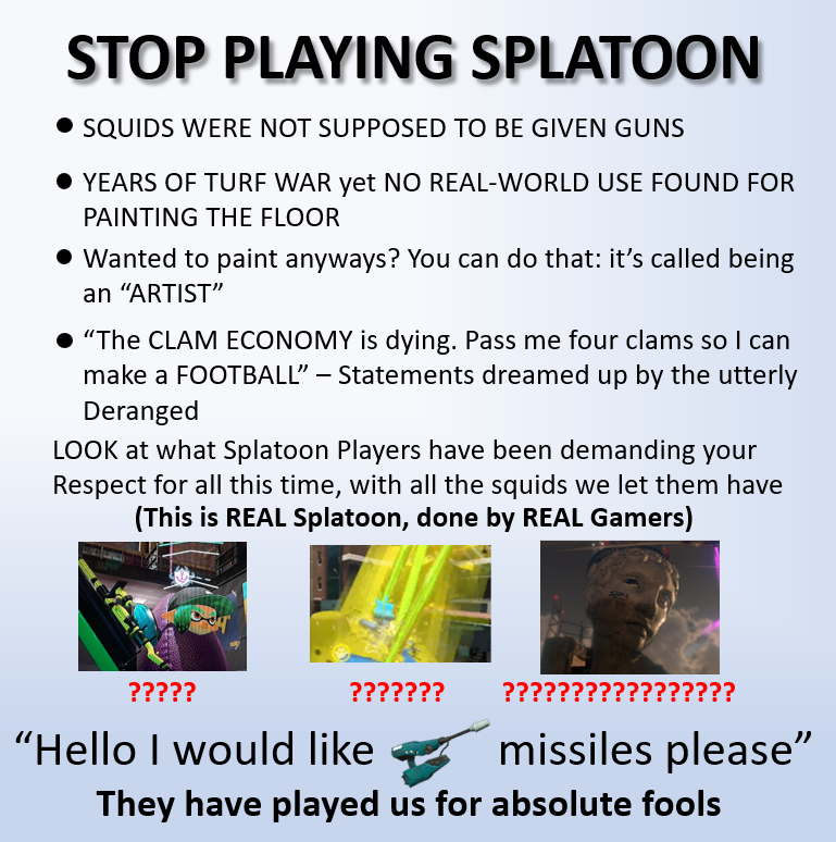 RiseShine_spl's tweet photo. STOP PLAYING SPLATOON https://t.co/jaSthxXU4t