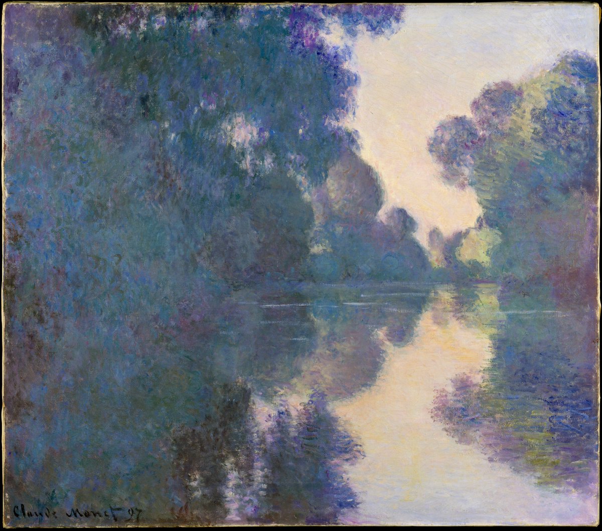 artistmonet's tweet photo. Claude Monet, Morning on the Seine near Giverny, 1897 https://t.co/lIRGB6o34A #europeanart #claudemonet https://t.co/IqQXYsR4aL