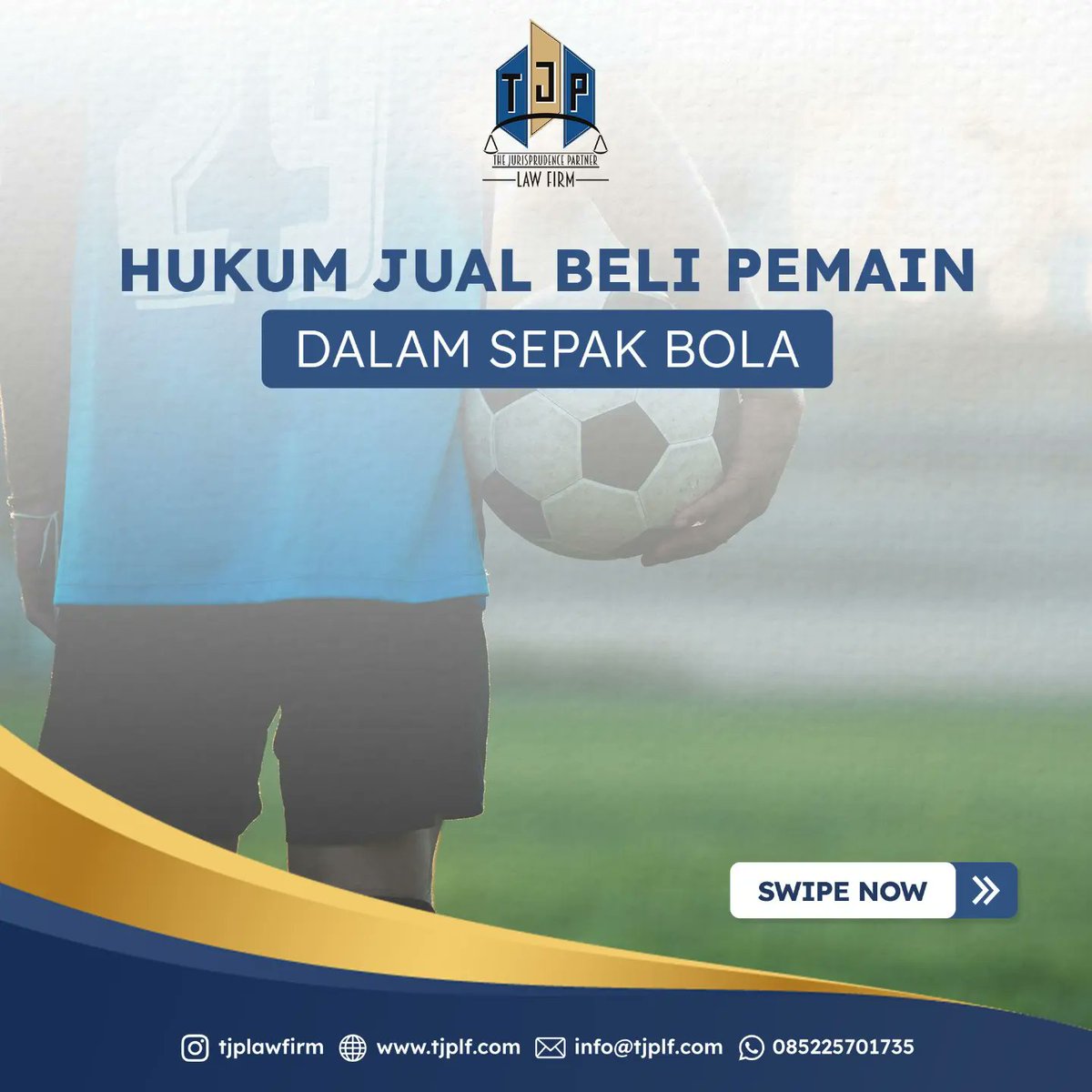 TJPLawFirm's tweet photo. Bagaimana hukum memandang jual beli pemain dalam dunia sepakbola? Apakah transaksi jual beli tersebut dapat dikategorikan sebagai eksploitasi dan perdagangan manusia?

#lawyer #pengacara #advokat #sepakbola https://t.co/bIKHUPFIg3