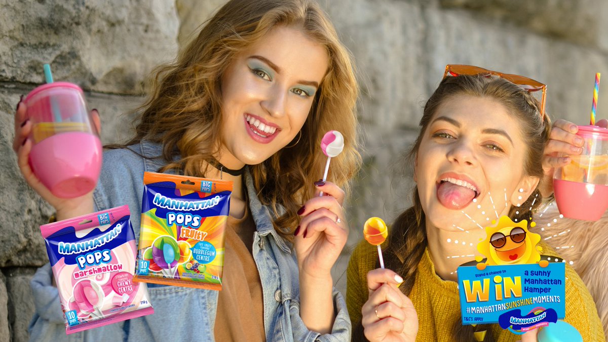 Sunny days 🌞 with friends are sweeter than candy on a stick 🍭

Show us how you and your bestie are spending fun times together using a pic or video using the hashtag #ManhattanSunshineMoments, and you might walk away with  a  #ManhattanSweets hamper worth R500 🤩 T&amp;C’s apply.