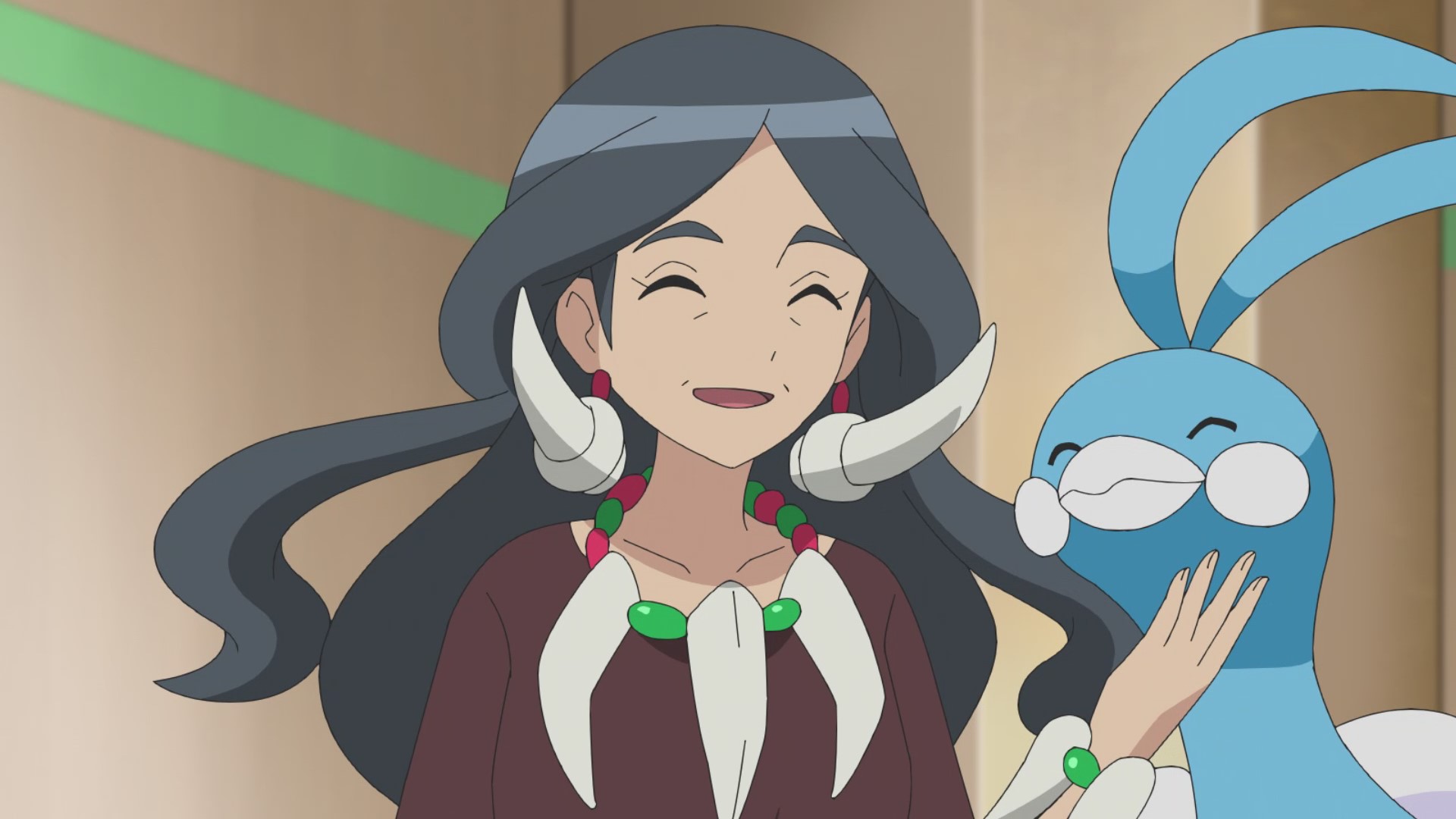 アニメ ポケットモンスター 公式 4 1 金 の アニポケ は Vs四天王 1時間バトルスペシャル こんにちは なのよ と ドラセナがバトルの前にサトシにあいさつ サトシは 緊張しているようです テレビ東京系にて放送中のアニポケ 次回は4月1日