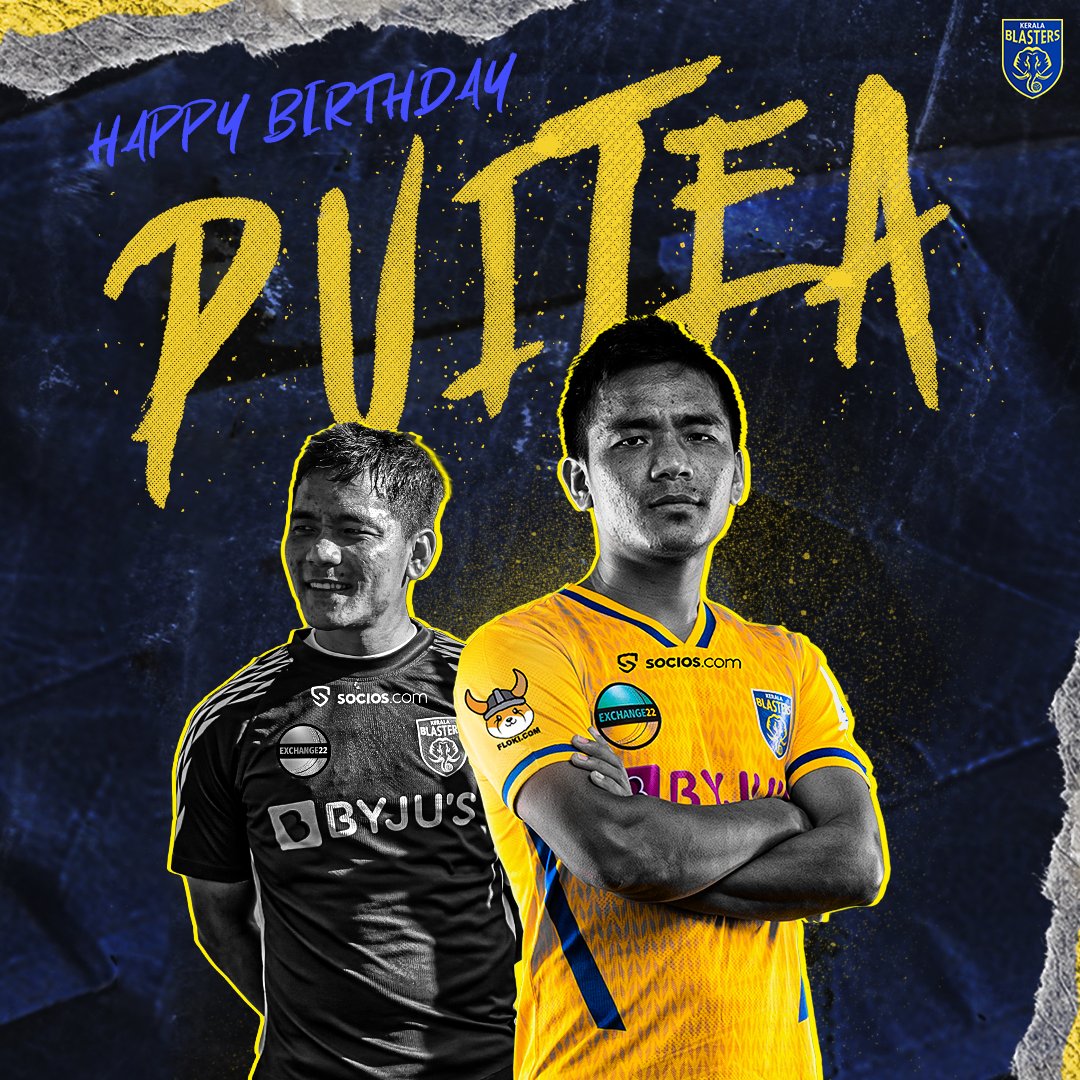 Kerala Blasters FC (@keralablasters) on Twitter photo Wishing our dynamo in midfield, <a href="/puitea_7/">Lalthathanga Khawlhring</a>, the happiest of birthdays! 🎂
Have a good one, Puitea 💛
#YennumYellow #KBFC #കേരളബ്ലാസ്റ്റേഴ്സ് Wishing our dynamo in midfield, <a href="/puitea_7/">Lalthathanga Khawlhring</a>, the happiest of birthdays! 🎂
Have a good one, Puitea 💛
#YennumYellow #KBFC #കേരളബ്ലാസ്റ്റേഴ്സ്