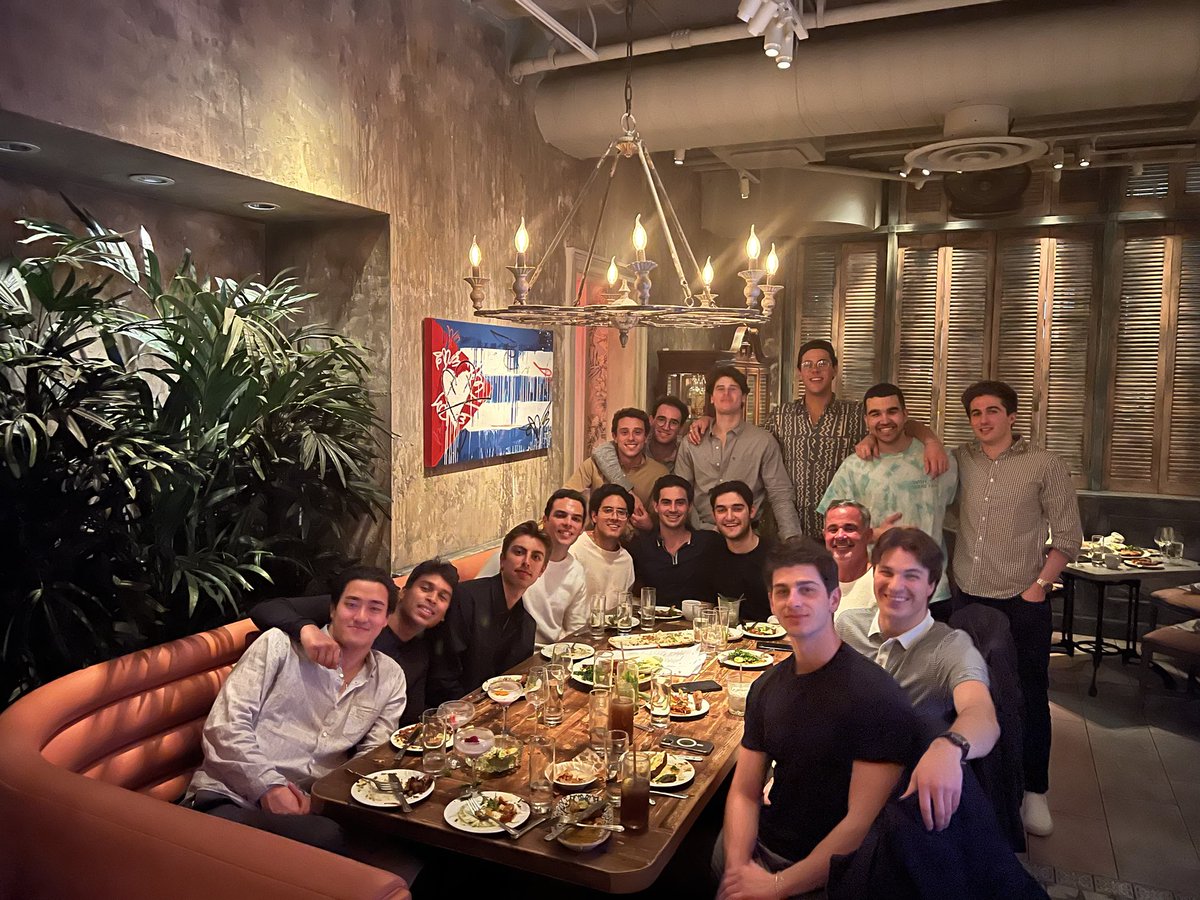 mjstephen's tweet photo. When your son turns 22 and asks you to come to Boston to go out dinner with a “few” of his friends🤣…blessed❤️ https://t.co/Z8cb8kld0s
