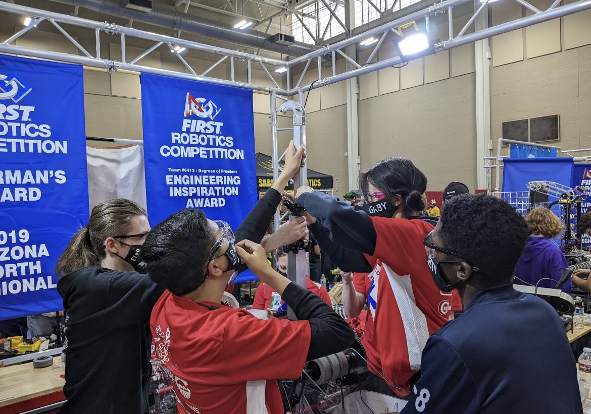 Hey friends,

The FIRST Robotics team I mentor is fundraising for their World Championship in Houston at the end of April, our goal is $20,000. If anyone is interested in donating the link is below. These students are my pride and joy ❤️
rts appreciated 
app.simplyk.io/fundraising/63…