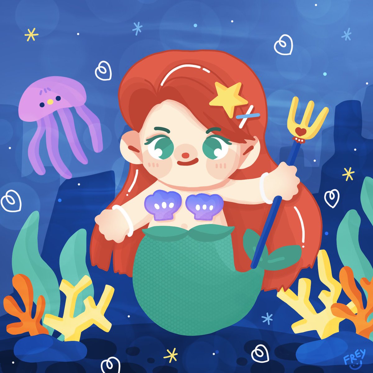 * Little mermaid ❕🪸🧜🏻‍♀️⭐️