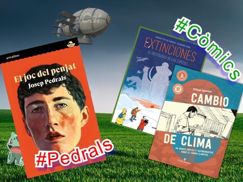 elsexperts's tweet photo. 💞 Josep Pedrals ens presenta avui la seva novel·la juvenil en vers "El joc del penjat" 

👉 CHALLENGE: Escriviu-nos un rodolí que versi sobre la vostra adolescència

🤔 TRIÏ EL REGAL QUE MÉS LI CONVINGUI: 
#Pedrals pel llibre del nostre convidat
#Còmics pel bi-lot eco-activista https://t.co/8lcm8zjTw7